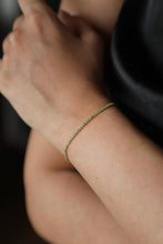 Load image into Gallery viewer, Emerald Tennis Bracelet