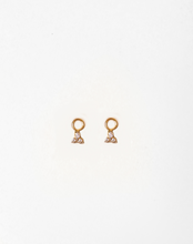 Load image into Gallery viewer, Trinity Diamond Hoop Earrings Set