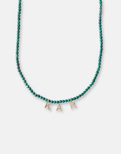Beaded Malachite Necklace, Taurus - STAC Fine Jewellery