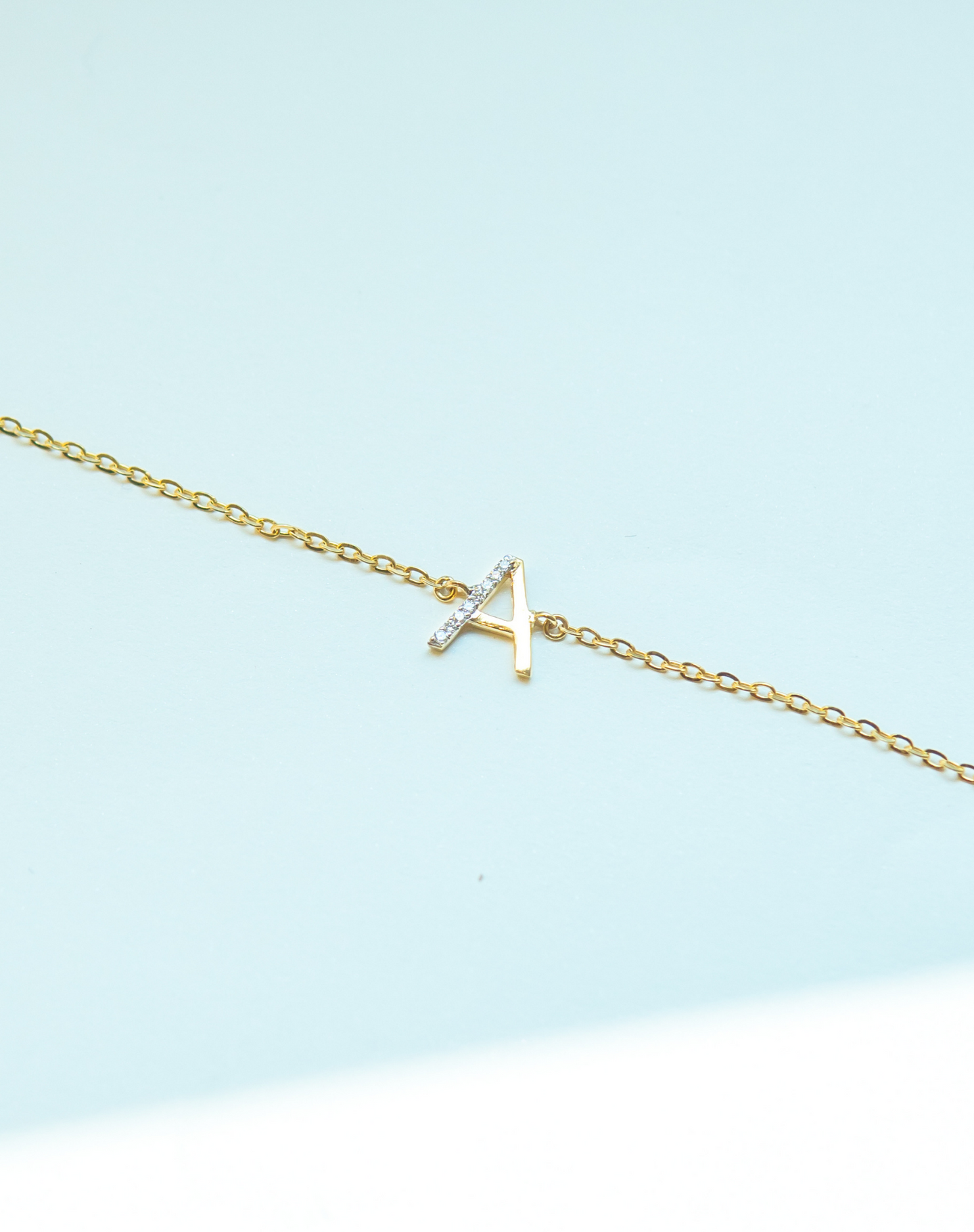 Diamond Letter Bracelet - STAC Fine Jewellery