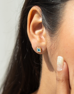 Mini Clover Stud Earrings - STAC Fine Jewellery