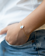 Load image into Gallery viewer, Hamsa Hand Evil Eye Bracelet - STAC Fine Jewellery
