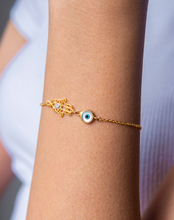 Load image into Gallery viewer, Filigree Hamsa Hand Bracelet - STAC Fine Jewellery