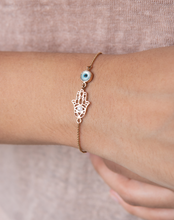 Load image into Gallery viewer, Filigree Hamsa Hand Bracelet - STAC Fine Jewellery