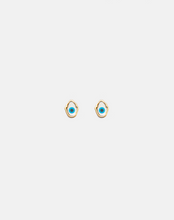 Load image into Gallery viewer, Mini Hamsa Stud Earrings - STAC Fine Jewellery