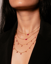 Load image into Gallery viewer, Solo Rectangle Ruby Necklace - STAC Fine Jewellery