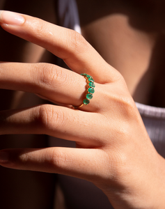 Oval Emerald Band - STAC Fine Jewellery
