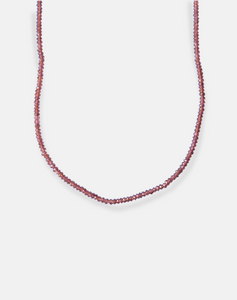 Beaded Garnet Necklace, Capricorn - STAC Fine Jewellery