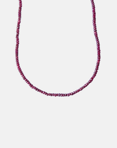 Beaded Ruby Necklace, Cancer - STAC Fine Jewellery