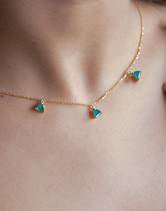 Scattered Trillion Necklace - STAC Fine Jewellery