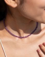 Load image into Gallery viewer, Beaded Amethyst Necklace, Aquarius - STAC Fine Jewellery