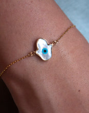 Load image into Gallery viewer, Hamsa Hand Evil Eye Bracelet - STAC Fine Jewellery