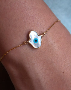 Hamsa Hand Evil Eye Bracelet - STAC Fine Jewellery