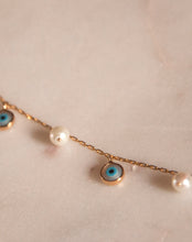 Load image into Gallery viewer, Evil Eye and Pearl Bracelet - STAC Fine Jewellery