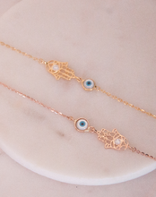 Load image into Gallery viewer, Filigree Hamsa Hand Bracelet - STAC Fine Jewellery