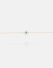 Load image into Gallery viewer, Mini Clover Evil Eye Bracelet - STAC Fine Jewellery