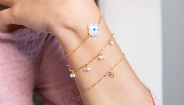 Evil Eye Jewellery Style charms necklaces and bracelets that