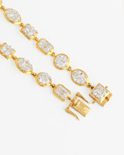 Load image into Gallery viewer, Multishape Lab Grown Diamond Tennis Bracelet