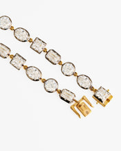 Load image into Gallery viewer, Dual Tone Multishape Lab Grown Diamond Tennis Bracelet