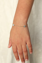 Load image into Gallery viewer, Kids Three Clover Evil Eye Bracelet - Chain