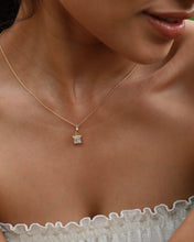 Load image into Gallery viewer, Matte Square  Lab-Grown Diamond Pendant