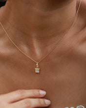 Load image into Gallery viewer, Matte Square  Lab-Grown Diamond Pendant