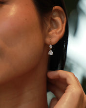 Load image into Gallery viewer, Trillion Lab-Grown Diamond Earrings