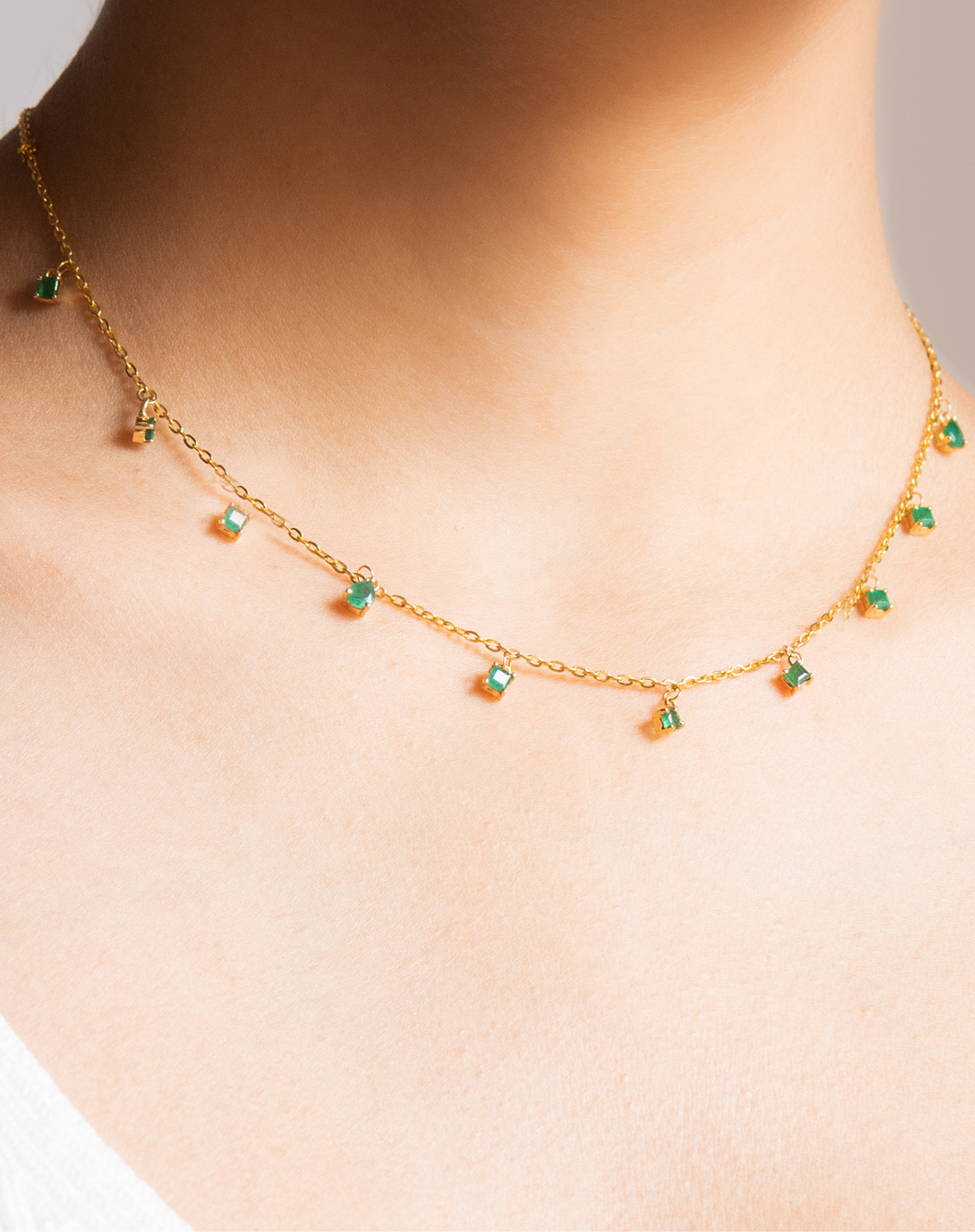 Emerald Shape Necklace Copy