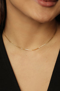 Intertwined Braided Snake Chain Necklace