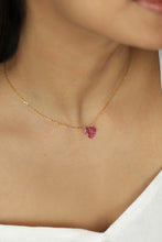 Load image into Gallery viewer, Tri Ruby Necklace