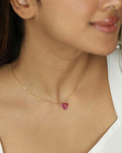Load image into Gallery viewer, Tri Ruby Necklace