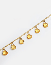 Load image into Gallery viewer, Citrine Dangling Bracelet