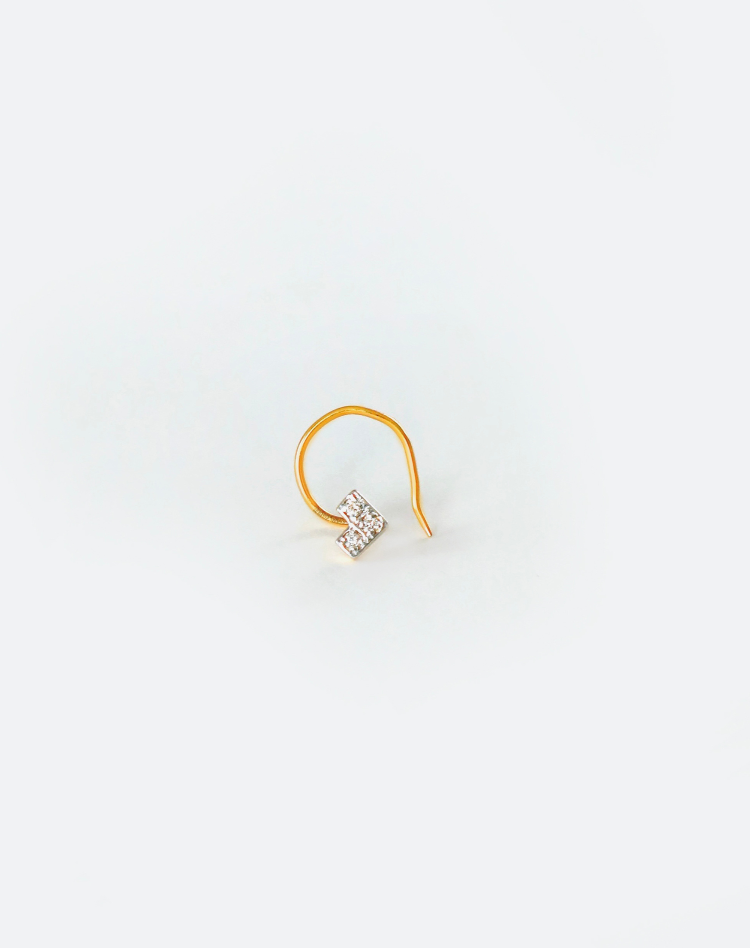 Diamond Nose Ring, Diamond Piercing, Diamond Nose Hoop, Bling, High End  Jewelry, Solid 14K Yellow Gold Ring 1mm Genuine Diamonds, SKU 34 - Etsy  Israel