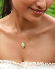 Load image into Gallery viewer, Curvy Marquise Lab-Grown Diamond Enamel Pendant