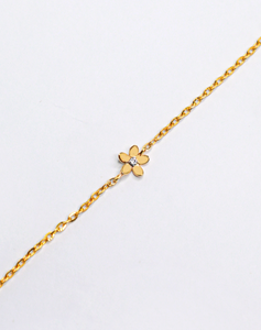Kids Little Flower Diamond Bracelet