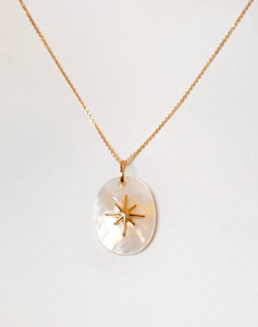 Mother Of Pearl Star Pendant