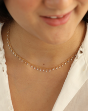 Load image into Gallery viewer, Endless Diamond Necklace 2nd Model Image