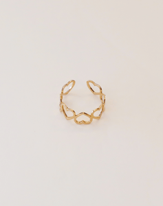 Heart Of Gold Ring- Bold