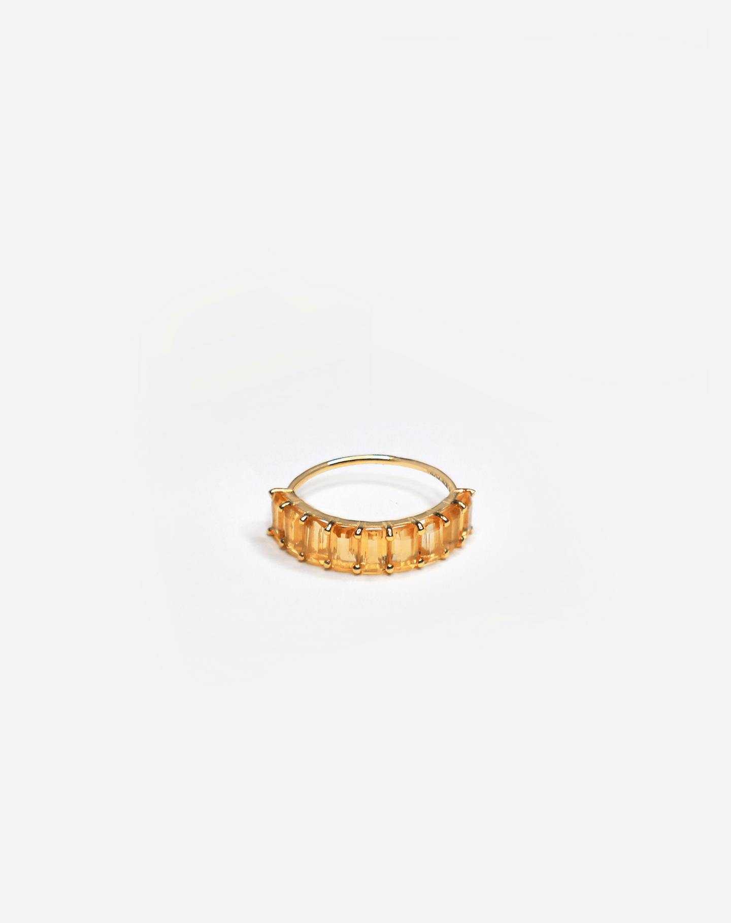 Citrine Band Ring