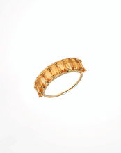 Load image into Gallery viewer, Citrine Band Ring