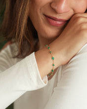Load image into Gallery viewer, Mixed Shaped Emerald Bracelet