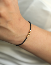 Load image into Gallery viewer, Gold Bead Cord Bracelet