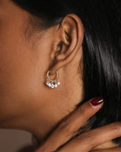 Load image into Gallery viewer, Cascade Lab Grown Diamond Hoop Earrings