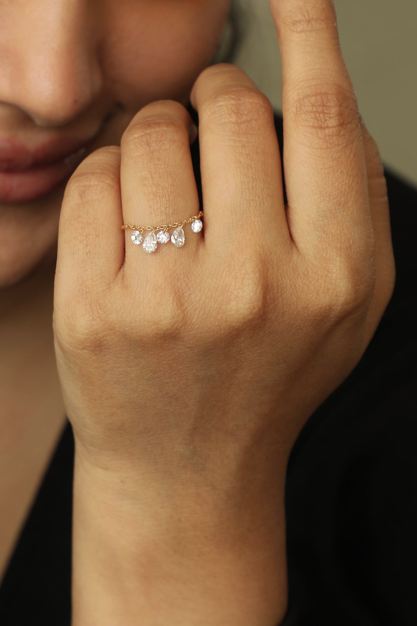 Lab Grown Diamond Chain Ring