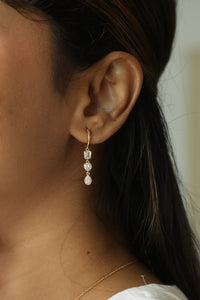 Lab Grown Diamond Drop Earrings