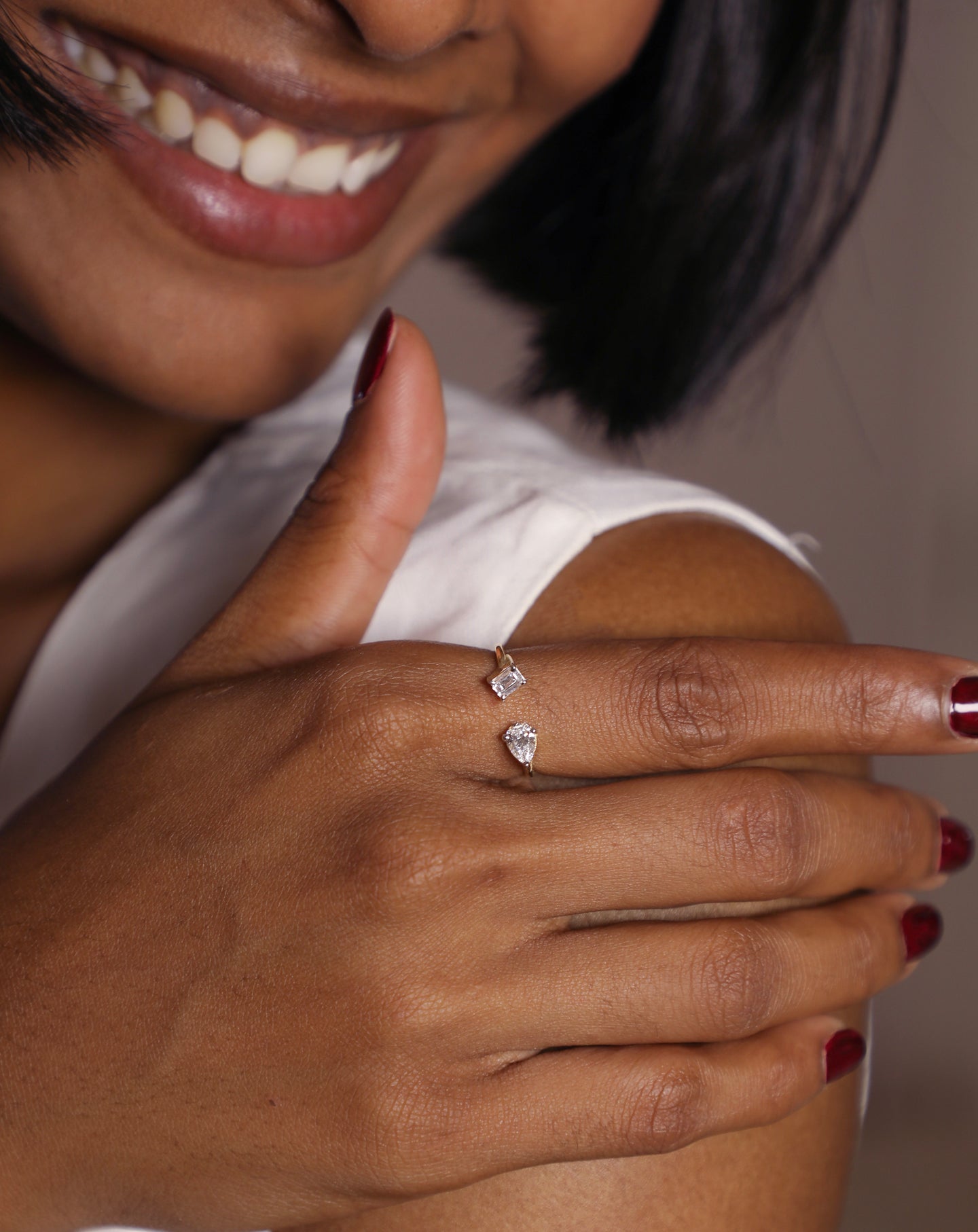 Gap Lab-Grown Diamond Ring