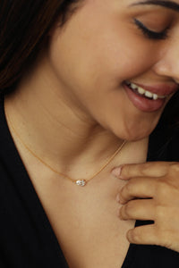 Pear Lab Grown Diamond Necklace