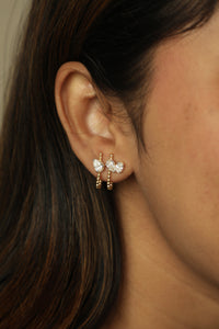Lab Grown Diamond Twisty Earrings