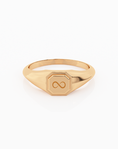 Octagon Signet Ring