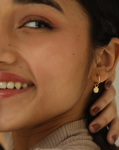Load image into Gallery viewer, Evil Eye Diamond Hoop Earrings Set